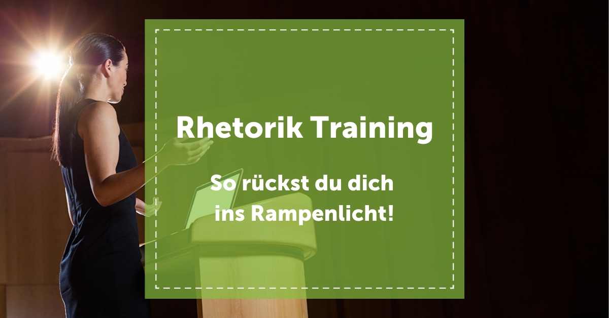 Rednerin im Rampenlicht