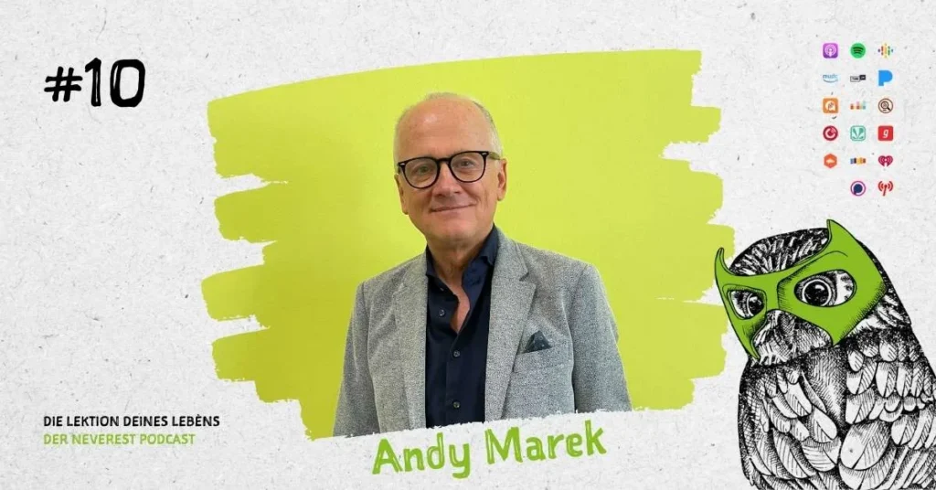 Cover der Podcast-Folge E10 von „Die Lektion deines Lebens“ mit Andy Marek