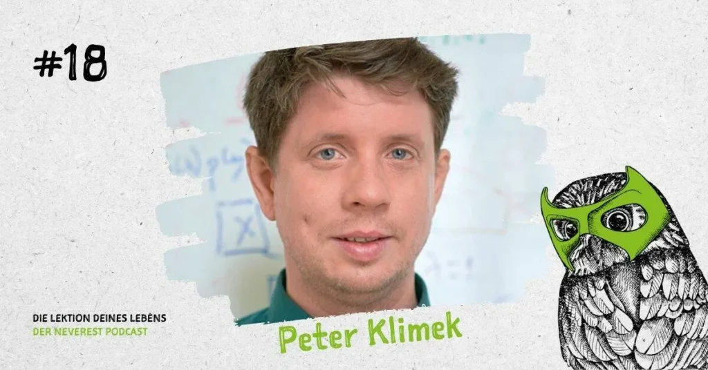 Cover der Podcast-Folge E18 von „Die Lektion deines Lebens“ mit Peter Klimek